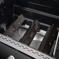 Grillvärmeplattor, 3-pack - Svarta