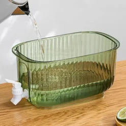 Grön dryckesautomat med stor kapacitet med läckagesäker kran för hemmet