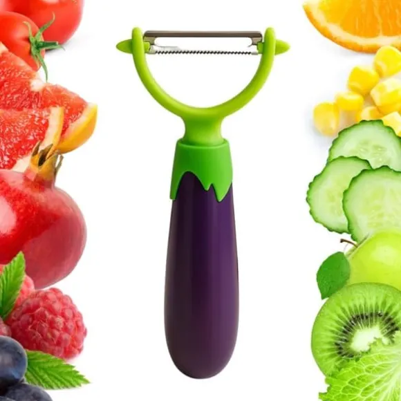 Grönsaksskalare 16 cm – Original Auberginehandtag | Praktisk & Design