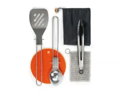 GSI Outdoors 90107, Gummi, Silikon, Rostfritt stål, Redskapssats, Multifärg, Rostfritt stål, Rostfritt stål, 748,42 g