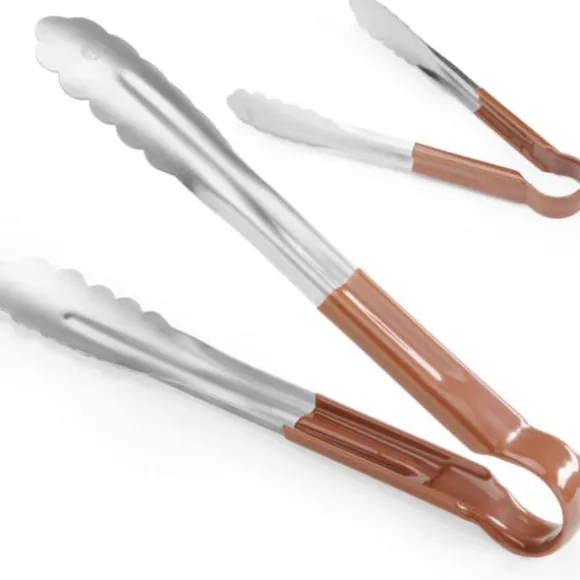 HACCP matserveringstång 250 mm - brun - Hendi 171929