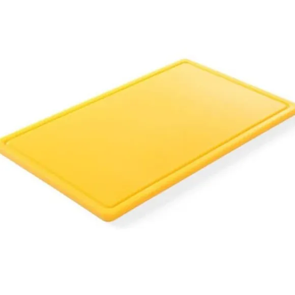 HACCP skärbräda för fjäderfä GN 1/2 gul - Hendi 826157