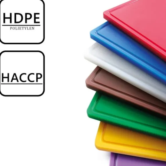 HACCP skärbräda för mejeriprodukter GN 1/1 vit - Hendi 826003