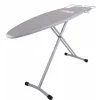 Haeger homestrong pro grå strykbräda - metallnätram 124*40cm - justerbar höjd 94cm - metalliserat överdrag med