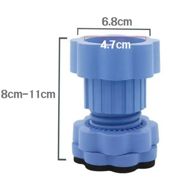 Halkfria Tvättmaskinsfötter, 4-pack