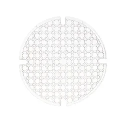 Halkfri matta Kinvara Transparent Plast 29 x 0,1 x 29 cm Diskho (12 antal)