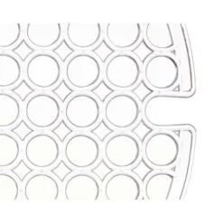 Halkfri matta Kinvara Transparent Plast 29 x 0,1 x 29 cm Diskho (12 antal)