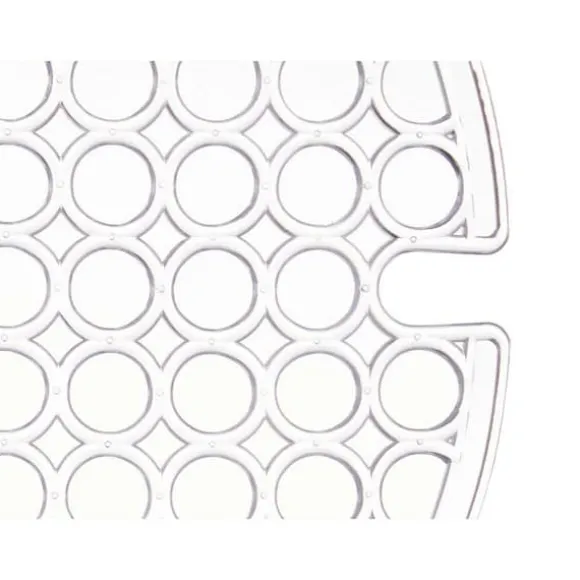 Halkfri matta Kinvara Transparent Plast 29 x 0,1 x 29 cm Diskho (12 antal)