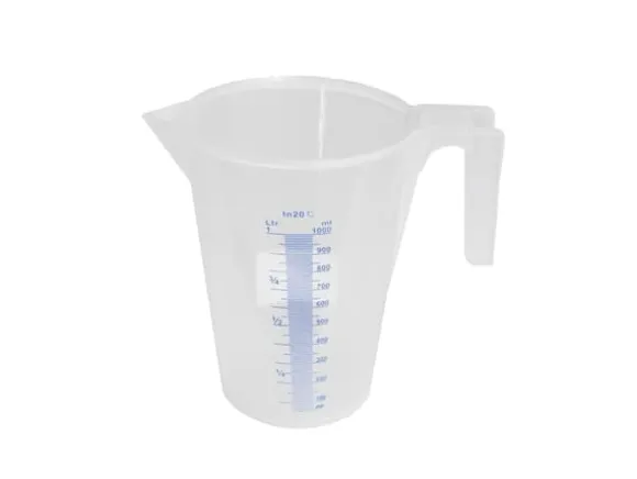HALLBAUER kande plast med måleskala 1l - 1444923