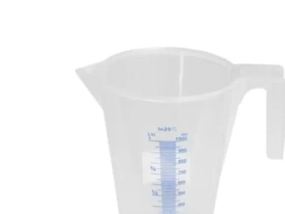 HALLBAUER kande plast med måleskala 1l - 1444923