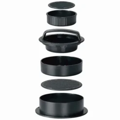 Hamburgerpress - LACOR - 60259 - Plastisk ABS - 6 avtagbara delar - Utan BPA