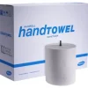 Handduksrulle, Hagleitner, 3-lagers, Mini, 120m x 21cm, Ø17,9cm, vit, nyfiber