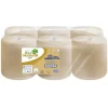Handduksrulle, Lucart T3 Natural, 2-lagers, Midi, 140m x 19,9cm, Ø20cm, oblekt, återvunnet papper
