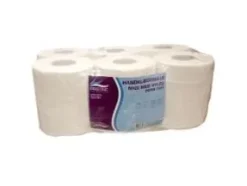Handduksrulle Pristine Extra soft Midi 2-lagig 135 m med hylsa Ny fiber Vit,6 Rl/krt