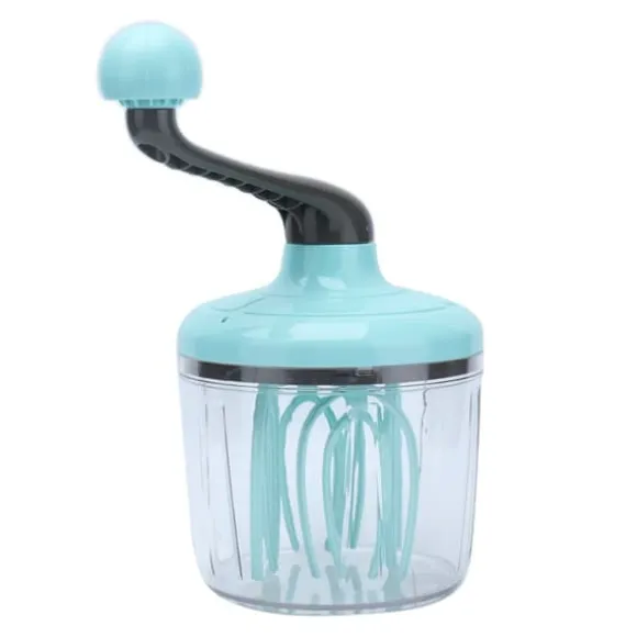 Handmixer PP Handhållen äggvisp med avtagbart handtag gräddvisp Bekväm och halkfri ljusgrön för kök