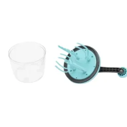Handmixer PP Handhållen äggvisp med avtagbart handtag gräddvisp Bekväm och halkfri ljusgrön för kök