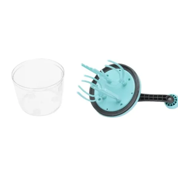 Handmixer PP Handhållen äggvisp med avtagbart handtag gräddvisp Bekväm och halkfri ljusgrön för kök