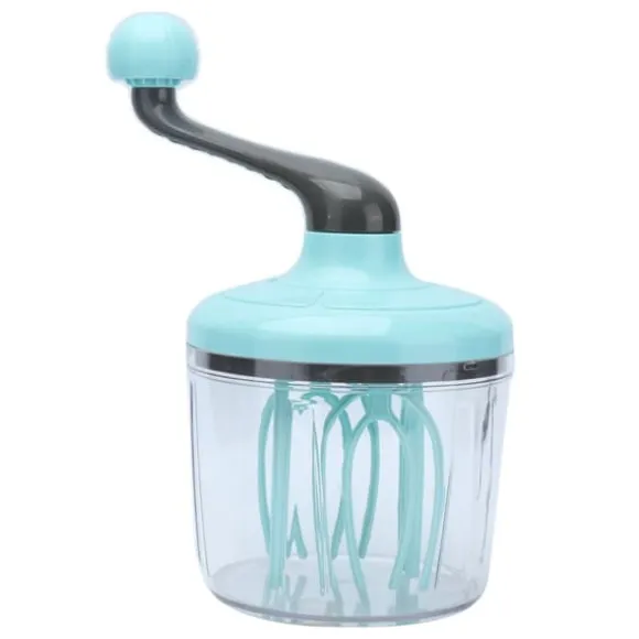 Handmixer PP Handhållen äggvisp med avtagbart handtag gräddvisp Bekväm och halkfri ljusgrön för kök