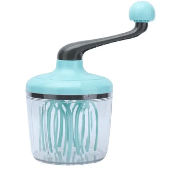 Handmixer PP Handhållen äggvisp med avtagbart handtag gräddvisp Bekväm och halkfri ljusgrön för kök