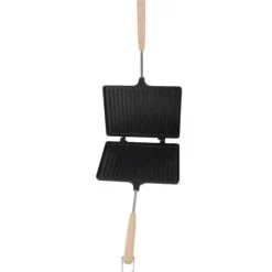 Handsmörgåsmaskin Multifunktionell dubbelsidig förhindra Stick Hand brödrost Smörgåsmaskin för hemfrukost