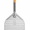 HENDI pizzaskal, perforerad, kort handtag, alu, 300x660mm