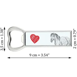 Henson the horse - flasköppnare med häst, personlig kylöppnare, unik present till en man från Art-Dog