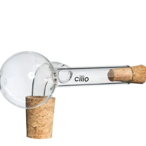 Hällkopp med dispenser, borosilikatglas/propp, 20 ml Preciso / Cilio