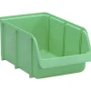 Hünersdorff 674400 Genomskinlig lagerlåda (B x H x D) 207 x 155 x 332 mm Grön 1 st