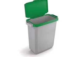 Hængslet låg til affaldsspand Durable Durabin 60L grøn