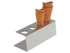 Holder 9.5x27.5x9 cm 4 huller Rustfri stål til Isvaffler