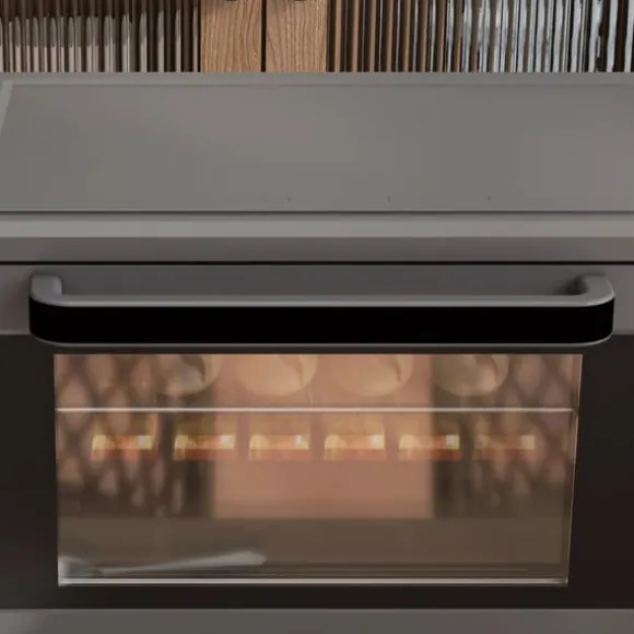 HOMCOM Miniugn 21L 1400W Justerbar Temperatur 100-230°C och Tid 60 min med Bakplåt och Galler i Rostfritt Stål, Grå