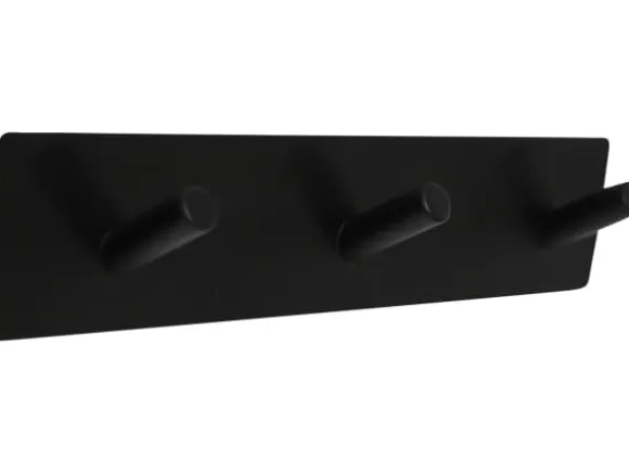 Home>it® självhäftande klädkrok med 3 krokar 20 x 4 cm matt svart