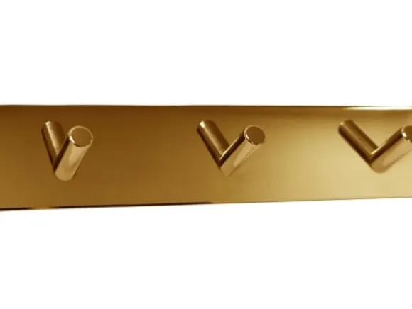 Home>it® självhäftande klädkrok med 3 krokar 20 x 4 cm polerad mässing