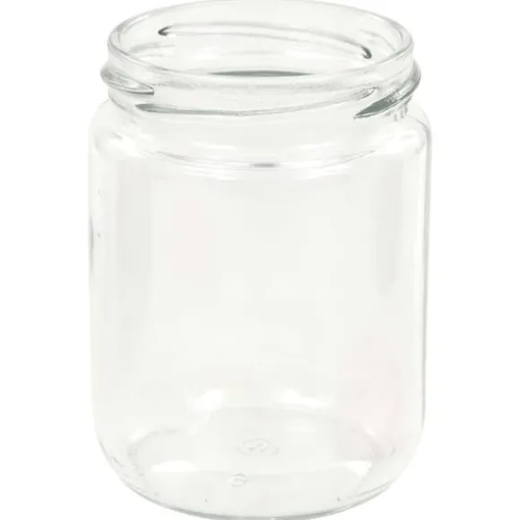 Honungsburkar - Living Syltburkar i glas med vita och röda lock 96 st 230 ml