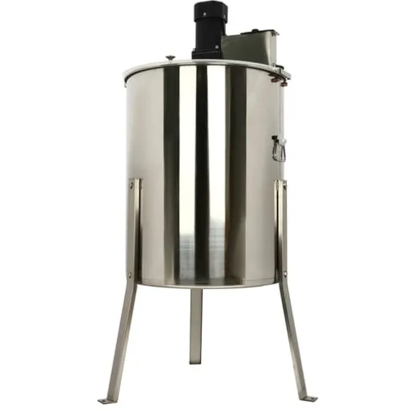 Honungsslunga - Elektrisk 8-ramars - Rostfritt stål - 220 V - 140 W motor - 370 varv/min - Cylindrisk