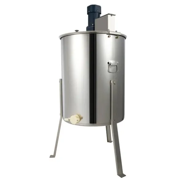 Honungsslungare - Elektrisk 4-ram - Rostfritt stål - Hastighet 270 varv/min - Kapacitet 10 kg - Silver