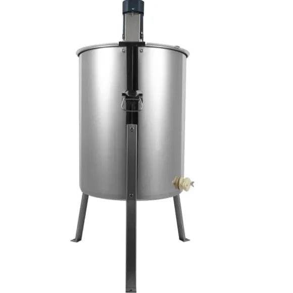 Honungsslungare - Elektrisk 4-ram - Rostfritt stål - Hastighet 270 varv/min - Kapacitet 10 kg - Silver