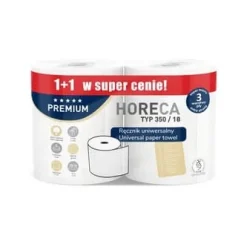 HORECA PREMIUM Universalhandduk typ 350/18 2 rullar 3-lagers