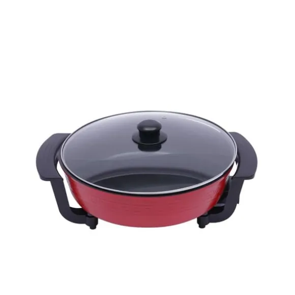Hot Pot, 6L Kapacitet, Dubbel-Sidig Design,Röd, 220V