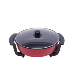 Hot Pot, 6L kapacitet, justerbar temperaturkontroll,Röd