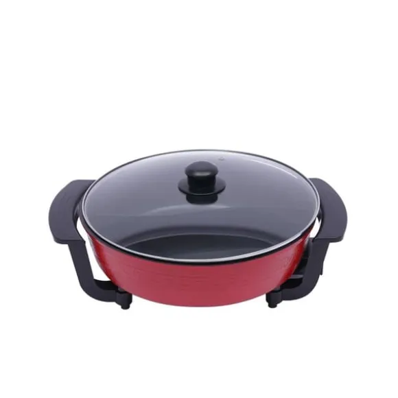 Hot Pot, 6L kapacitet, justerbar temperaturkontroll,Röd
