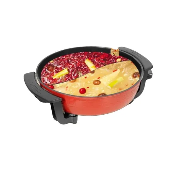 Hot Pot, 6L kapacitet, 1360W effekt, 220V spänning, 5 temperaturinställningar, 31cm diameter
