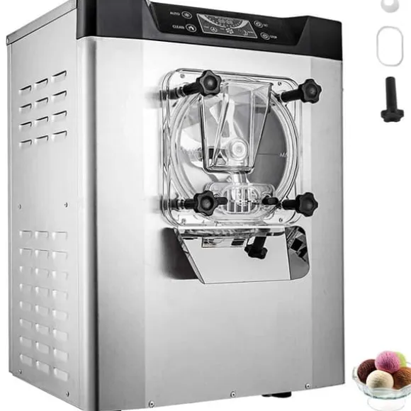 Hårdglassmaskin, Kommersiell 3,5-4,4 UK Gallon/H, Rostfritt Stål, Lång Livslängd, Energibesparande