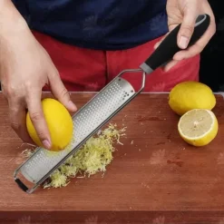 HTBE® Köksprylar Potatisrädisa riven med lock Rostfritt stål Ostriv choklad rivjärn Citron rivjärn