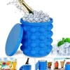 HUHUDAY ISBOX Bac agrave Glaccedilons Ice Cube Magic Ice Cube Maker Silikon Ice Cube Hink Ice Cube Form med lock171