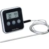 Hushållsterm/ugnstermometer m timer, digital Gastromax