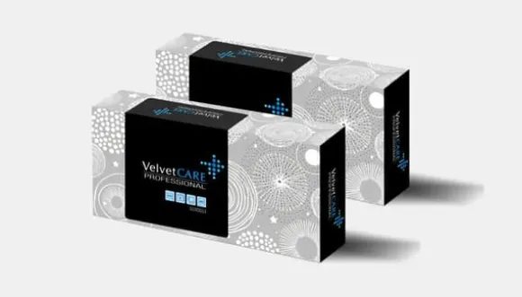 Hygieniska våtservetter Kartong Avtagbar 100 st Velvet VLP-3100013 KARTONG 40x