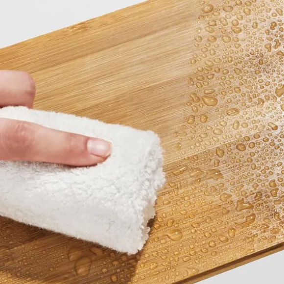 Hylla för köksbänken – 2-pack stapelbara och justerbara hyllor i trä och metall