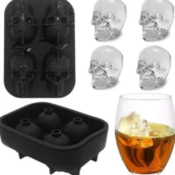 ICE BAG 3D skalle form realistisk skalle form design dessa iskub formar kan göra dina drinkar riktigt g201