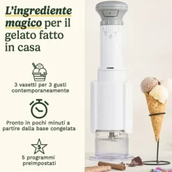Ice Cream Maker Cuisinart ICEFD10E White Plastic 1 L 3,3 L 1L